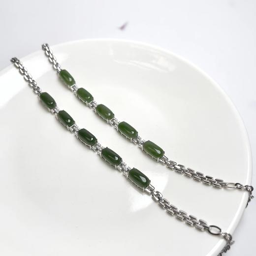 11368碧玉马鞍五面约6*12mm手链*多样性发一 商品图0