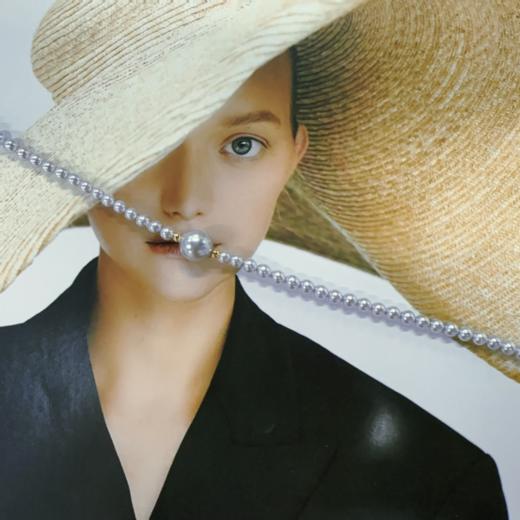 📣📣📣【真多麻色正圆贝珠首饰-】✅1.冰冰凉凉的真多麻灰色，适合夏日的一款百搭手链🌸 商品图2