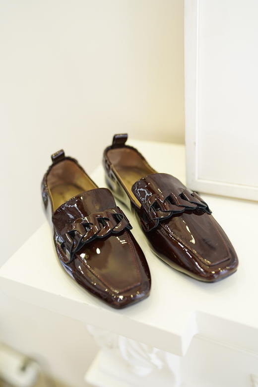 柔软牛漆皮乐福鞋  日常通勤必备款|时髦吸睛超百搭~内里全羊皮！夏季穿软糯透气亲肤，不闷不臭不累脚 商品图2