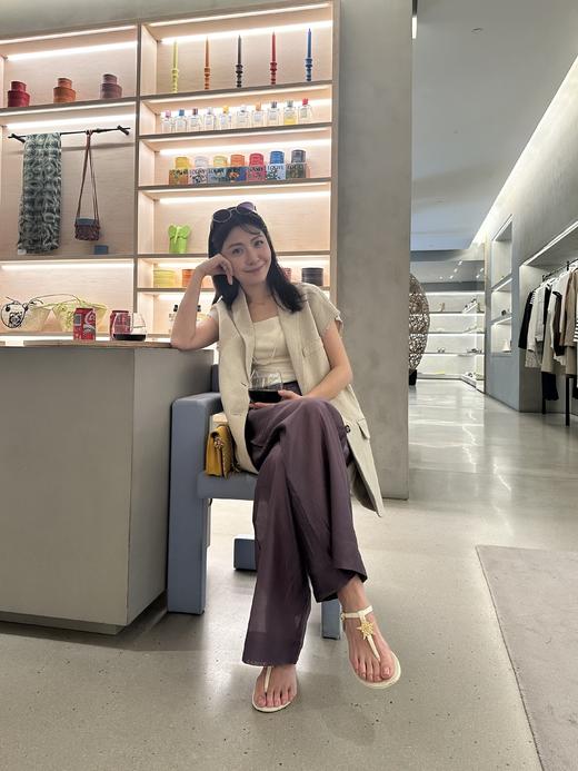 MAISON COVET 订珠装饰夏日长裤 商品图8