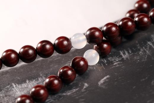 XYZT0620°微语·印度小叶紫檀项链手串0.7*99 商品图5