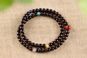 XYZT0575°执着·印度小叶紫檀手串0.7*0.8*69