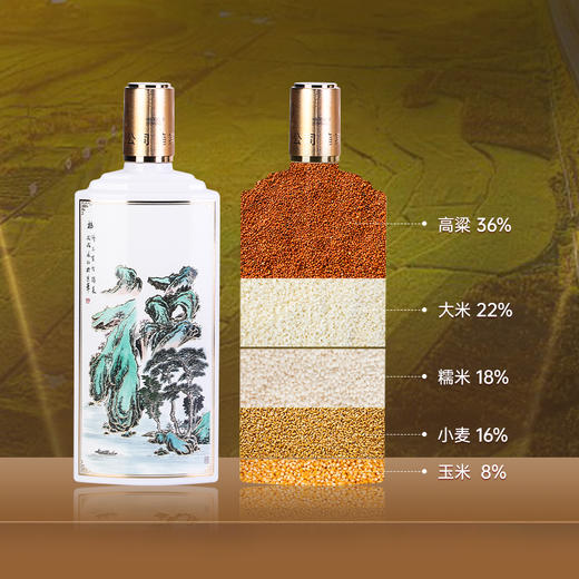 春夏秋冬福酒礼盒 五粮液股份出品 52度白酒500ml*2瓶 商品图1