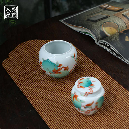 繁花入梦小建水（春风翠桃）月行杯（春风翠桃）（缺货） 商品图1