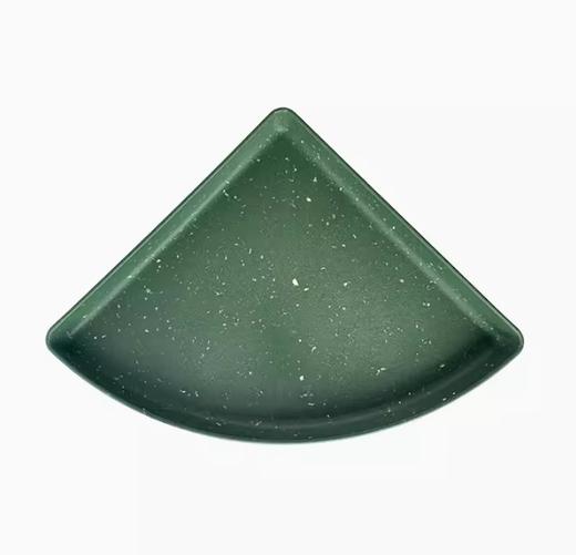 日本进口 Hachiman Gardens转角花盆&托盘（绿色） 商品图1