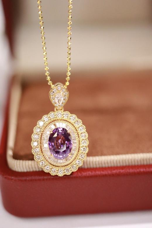 2.09ct 蓝宝石吊坠 商品图5