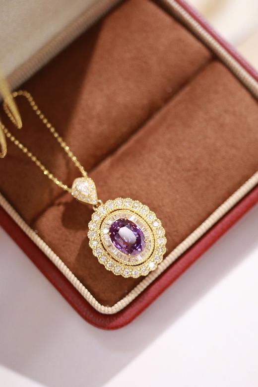 2.09ct 蓝宝石吊坠 商品图2