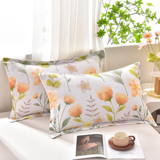 【轻柔睡眠，细腻的触感温柔呵护】枕头护颈枕助睡眠 学生宿舍单人印花枕芯+枕套 单只装 柔软舒适 面料耐磨耐用 贴合肌肤 四季都能使用-QQ 商品图2