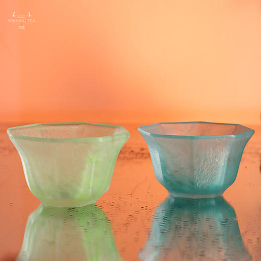 问鼎琉璃八方杯（水墨金）（绿色金）（蓝色金）（粉色金） 商品图0