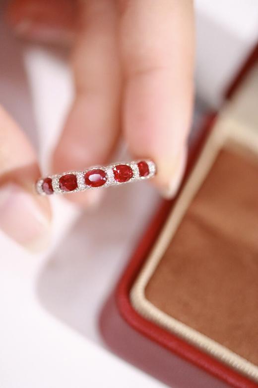 3.13ct 红宝石排戒 商品图0