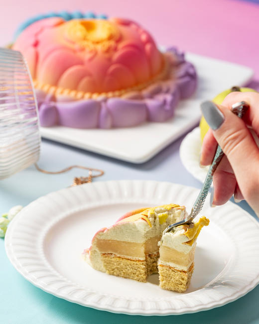 心锁宝盒-茉莉香梨芝士慕斯生日蛋糕（1.0磅） 商品图3