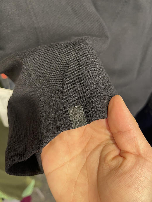 Lululemon Ribbed Modal-Cotton 女士棉混纺透气微弹宽松短袖T恤 商品图3
