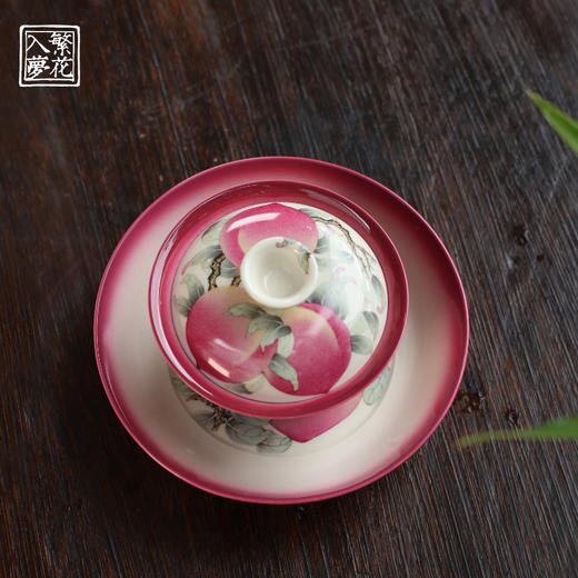 繁花入梦壶承（桃花嫣香） 商品图4