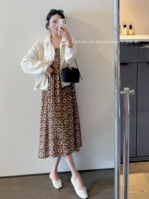 超绝松弛感外套 苏老板si服 轻薄好穿可收腰设计百搭休闲外套 米白色 商品图1