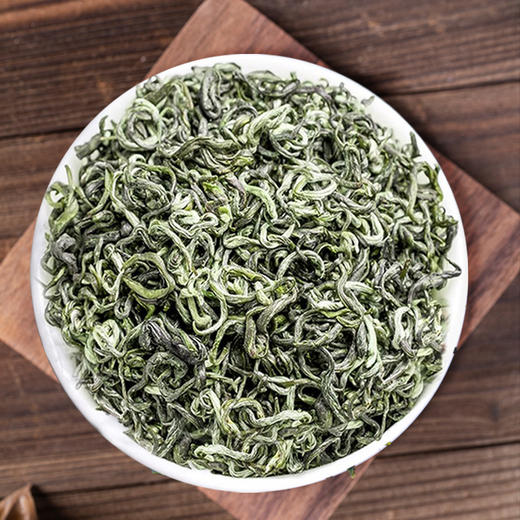 【赠送茶水分离杯！四大绿茶】碧螺春茶叶新茶高山龙井毛尖绿茶批发罐装送礼伴手礼散茶，条索锦绣，芽叶蜷曲，色泽鲜润。ry 商品图4