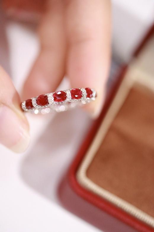 3.13ct 红宝石排戒 商品图1