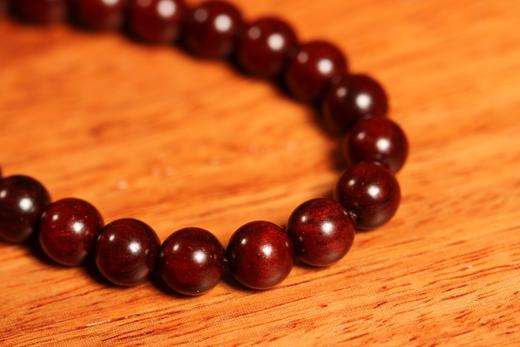 XYZT0611°运至·印度小叶紫檀双圈手持手串0.6*108 商品图5