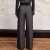 极简垂坠感阔腿裤通勤风西裤女格雷系穿搭MC88PA547A80 商品缩略图4