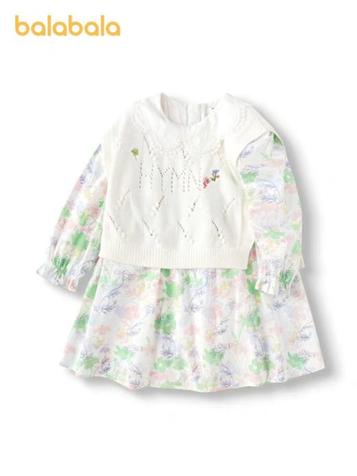 2F巴拉巴拉2024秋季新款两件套连衣裙 商品图0