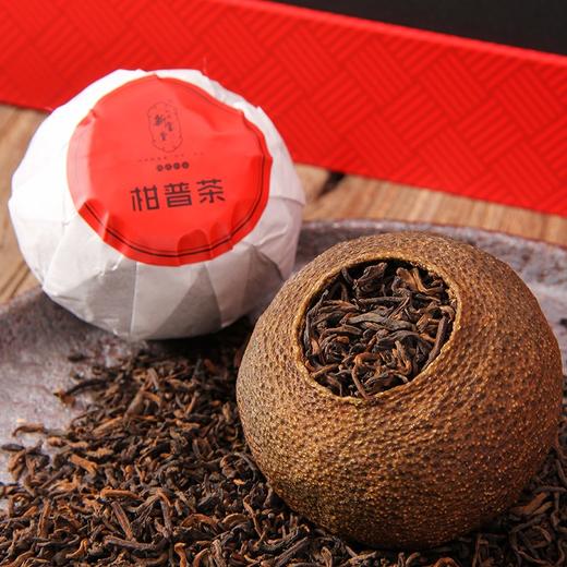 岭南新宝堂新会大红柑熟普茶普洱茶陈香礼盒380克 商品图3
