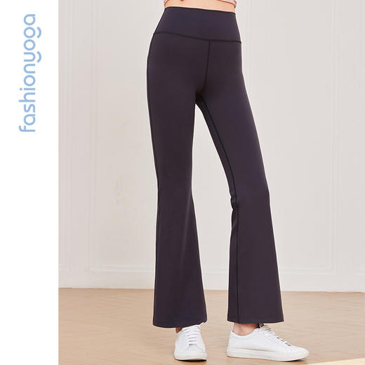 凡圣瑜伽蜜桃提臀长九分喇叭裤FC14924 商品图7
