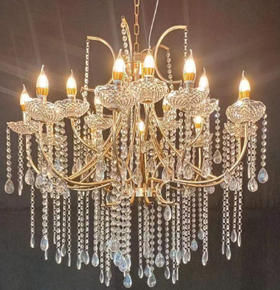 5038-10+5头铁艺吊灯（运费自理）