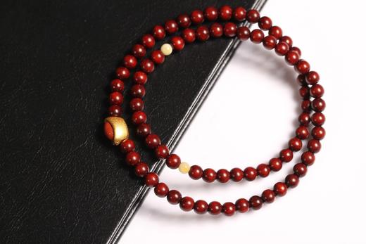 XYZT0616°暴富解忧·印度小叶紫檀双圈手持手串0.4*78 商品图0