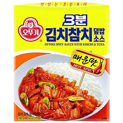 오뚜기 3분 김치참치덮밥소스150g 商品图0