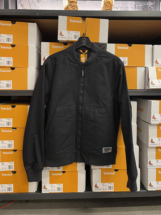 Timberland/添柏岚 男士棒球领纯色刺绣保暖夹棉长袖夹克外套 商品图0