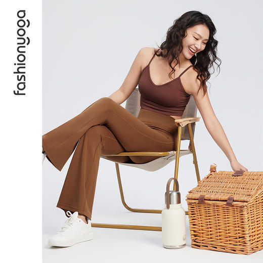 凡圣瑜伽蜜桃提臀长九分喇叭裤FC14924 商品图8