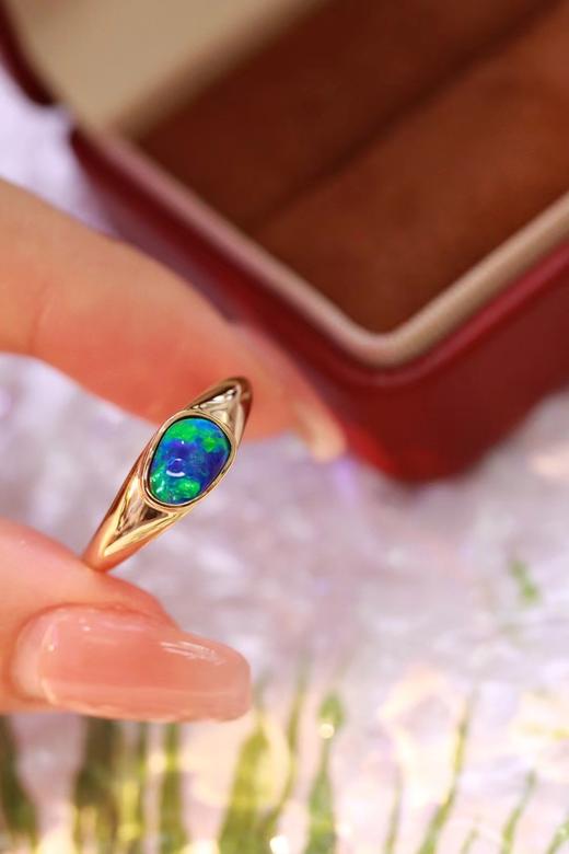 0.66ct 欧泊戒指 商品图0