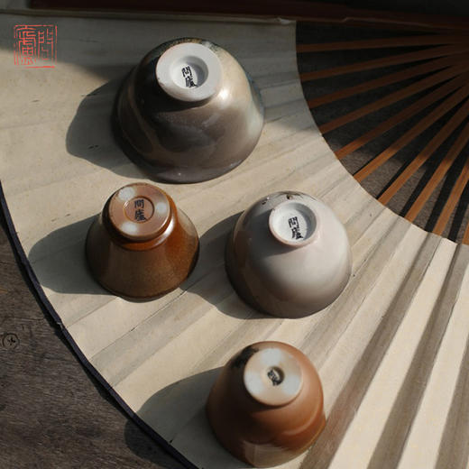 问庐柴烧手绘虫草 茶杯（缺货） 商品图4