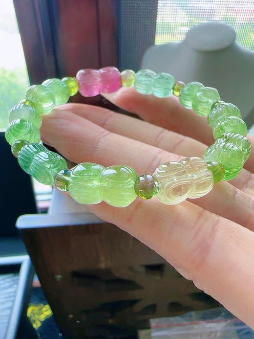 21.5g 雕刻碧玺手链 商品图3