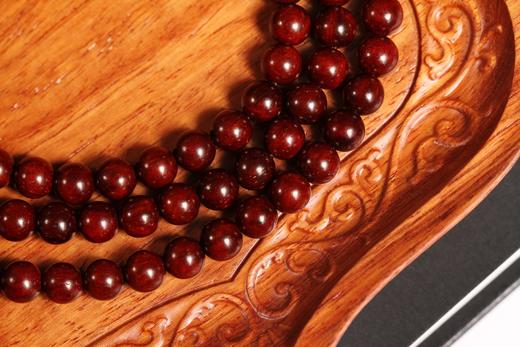 XYZT0611°运至·印度小叶紫檀双圈手持手串0.6*108 商品图4