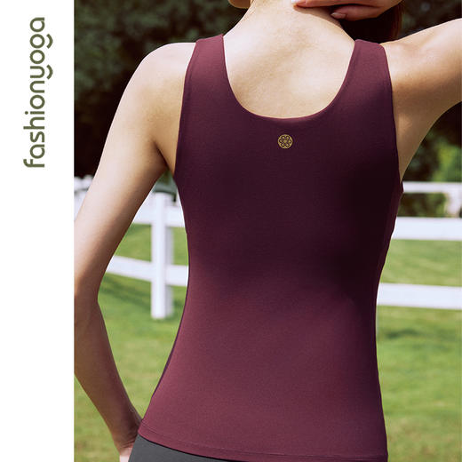 凡圣瑜伽高端U领一体杯背心FC13261 商品图4