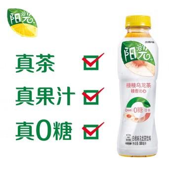 可口 阳光无糖 桃桃乌龙茶 茶饮料 500ml*12瓶 商品图1