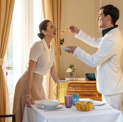 Dolcevita 花瓣碗 琥珀黄 1500ml Φ20×h8.5cm 商品图3