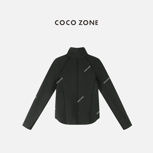 COCO ZONE 设计感双头拉链立领外套百搭长袖上衣CC1C1743 商品图1