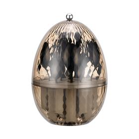 304不锈钢心境蛋豪华西餐刀叉勺套装（透明黑色）