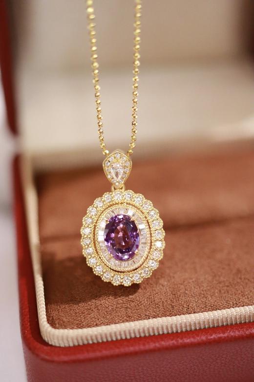 2.09ct 蓝宝石吊坠 商品图6