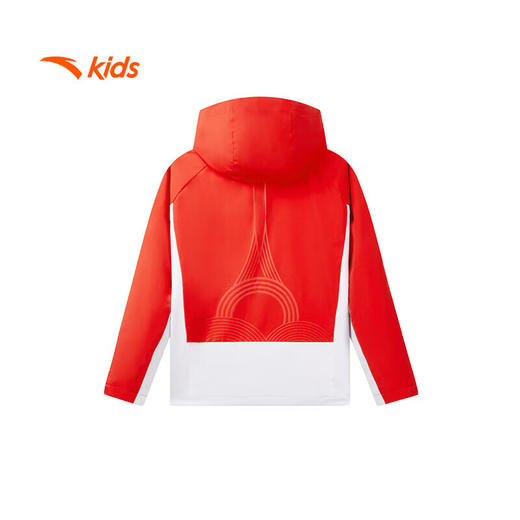 【超值】安踏儿童梭织运动防水外套男童连帽春露营防风薄款上衣352437602 商品图1