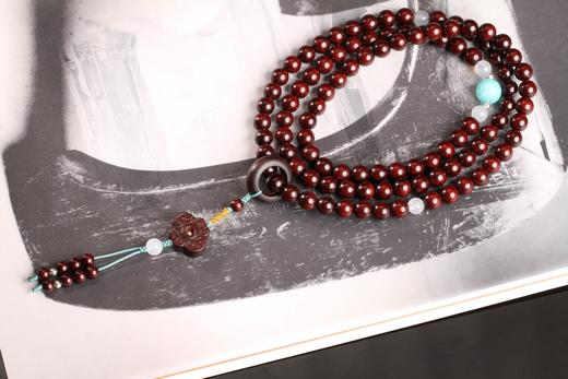 XYZT0620°微语·印度小叶紫檀项链手串0.7*99 商品图0