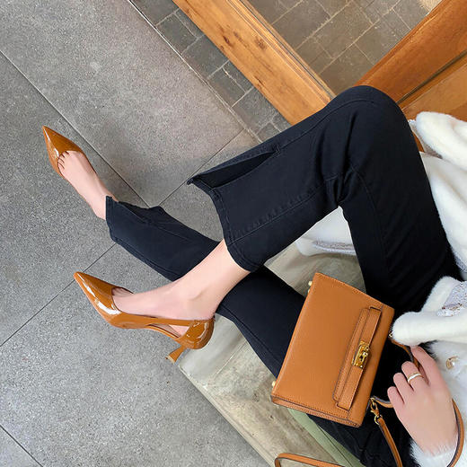 【预售5天】镂空法式高跟鞋，尖头细跟名媛气质单鞋DYJ&CB3448-1 商品图3