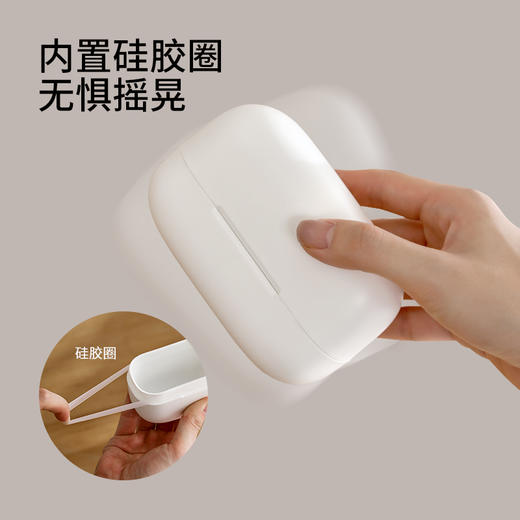 FaSoLa旅行肥皂盒外出差便携式密封带盖沥水香皂盒旅游肥皂收纳盒 商品图3