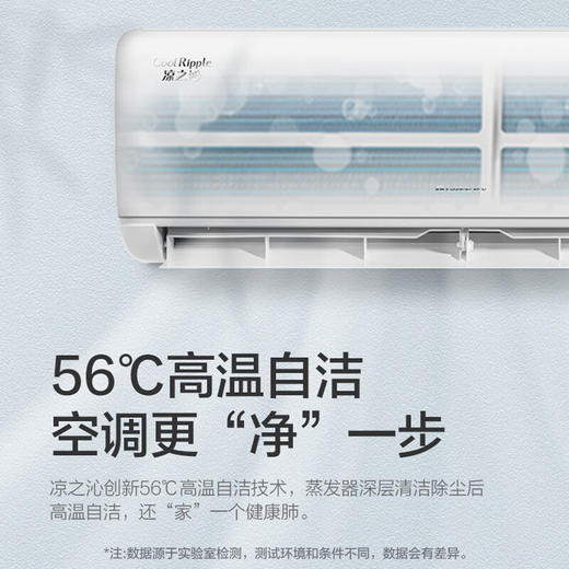 格力（GREE）空调1.5匹p挂机冷暖变频节能省电新能效家用卧室壁挂式自清洁 凉之沁KFR-35GW/(35512)FNhAa-B3 商品图2