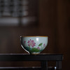 松涛彩绘汝窑天青伴月杯（菊蕊飘香）天青伴月杯（映日荷花）天青棱线杯（国色天香）（缺货） 商品缩略图2