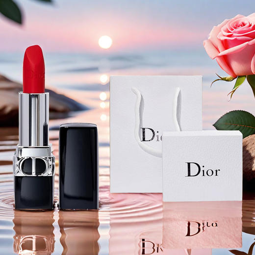 【双12嗨购节】「可顺丰直达」【全球购*送礼盒礼袋·买一送一】DIOR新版迪奥口红烈焰蓝金唇膏正装3.5g·现货速达 商品图7