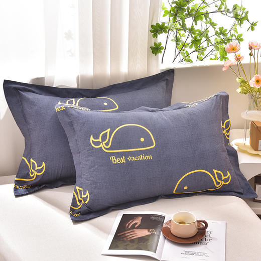 【轻柔睡眠，细腻的触感温柔呵护】枕头护颈枕助睡眠 学生宿舍单人印花枕芯+枕套 单只装 柔软舒适 面料耐磨耐用 贴合肌肤 四季都能使用-QQ 商品图14