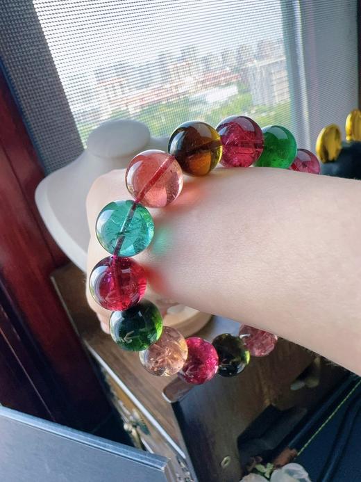 53.8g 12.7mm 碧玺手链 商品图8