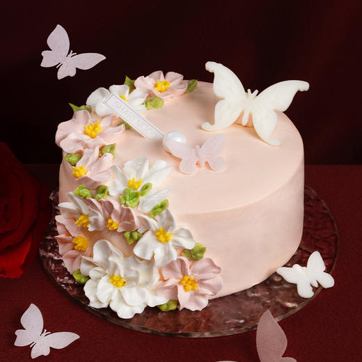 【蝴蝶花海】玫瑰花冻希腊酸奶 商品图0